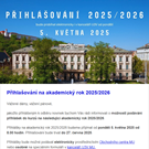 U3V MU - Přihlašování na akademický rok 2025/2026